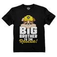 thumbnail image 1 of Big Brother Shirt for Toddler Rubble Paw Patrol Toddler Kids T-Shirt Black 3T, 1 of 6