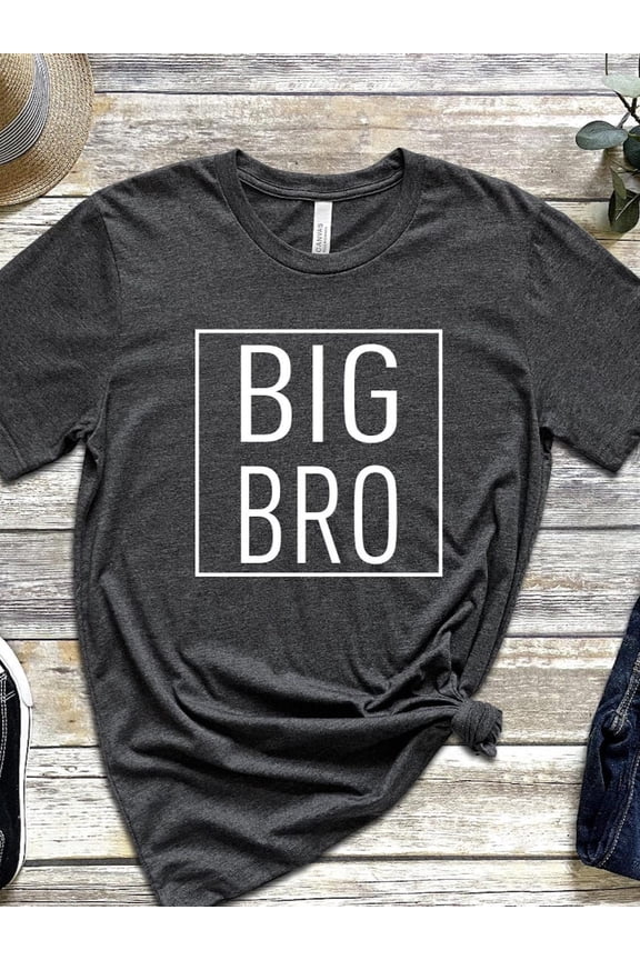 Big Brother T-Shirt: Pregnancy Announcement, Finally Big Bro All Size S-5Xl