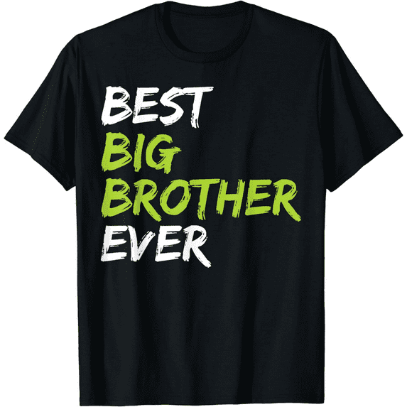 Big Brother T-Shirt Toddler Boys Cute Print Cotton Tees Little Kids Birthday Party Tops Summer Clothes