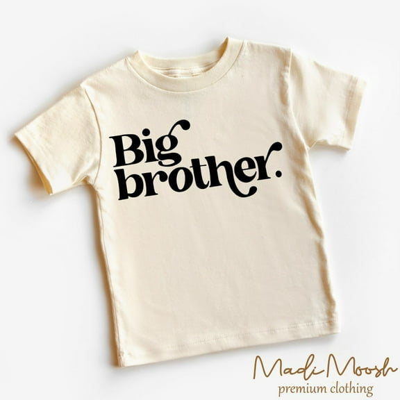 Big Brother Toddler Shirt, Big Bro Shirt TODDLER SHORT SLEEVE TEE BELLA CANVAS 3001T