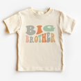 thumbnail image 1 of Big Brother Toddler Shirt - Groovy Kids Clothing Baby Announcement - Matching Siblings Tee - New Baby Boy - Boho Toddler & Youth Tee TODDLER SHORT SLEEVE TEE BELLA CANVAS 3001T, 1 of 3