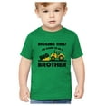 thumbnail image 1 of Big Brother Tractor Tstars Toddler's Shirt - Perfect for Pregnancy Announcements - Exciting Sibling Reveal - Boys Themed Tee - Fun Gift for New Big Brother - 2T Green, 1 of 7