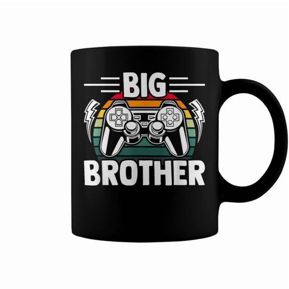 Big Brother Video Gamer Gaming V2 Coffee Mugs