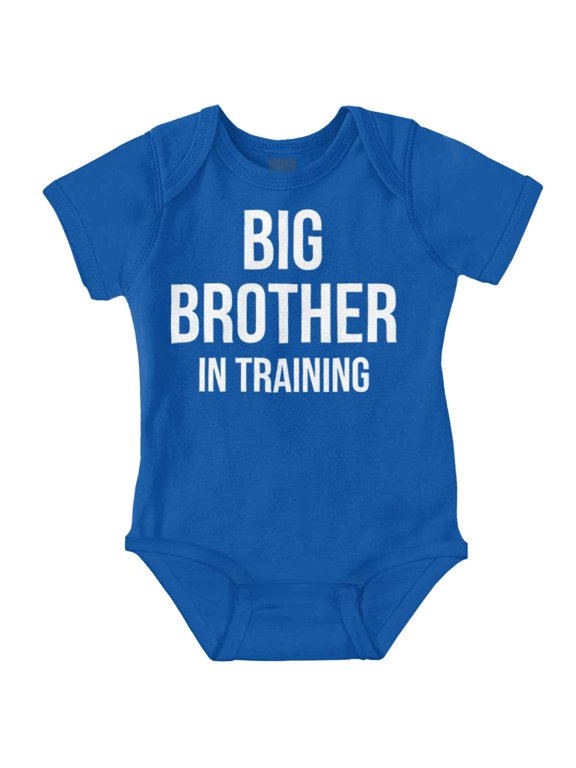 Big Brother in Training Announcement Bodysuit Jumper Boys Infant Baby Brisco Brands 12M