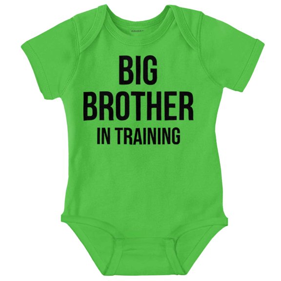 Big Brother in Training Announcement Bodysuit Jumper Boys Infant Baby Brisco Brands 6M