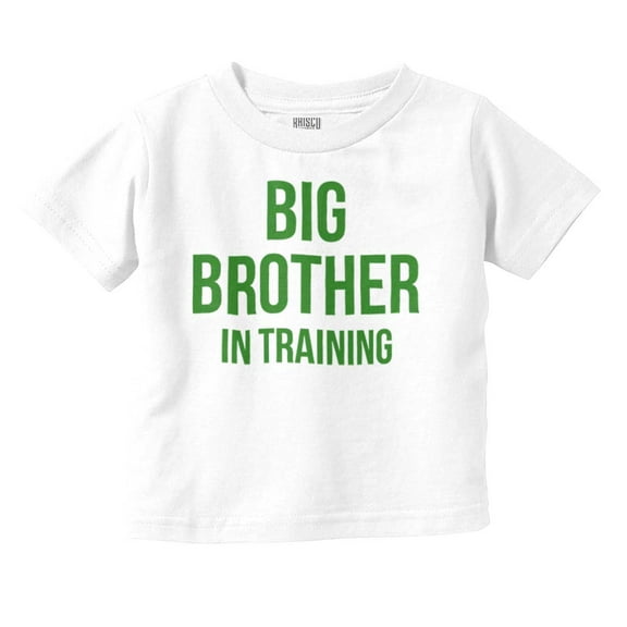 Big Brother in Training Announcement Youth T Shirt Tee Boys Infant Toddler Brisco Brands 12M