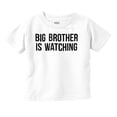 thumbnail image 1 of Big Brother is Watching Funny Lil Bro Toddler Boy Girl T Shirt Infant Toddler Brisco Brands 4T, 1 of 6