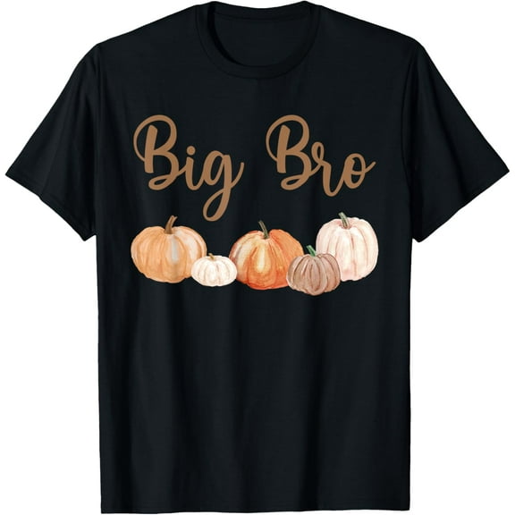 Big Brother of Little Pumpkin First Birthday Autumn Pumpkin T-Shirt