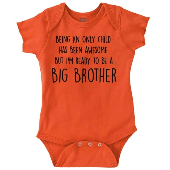 Big Brother's New Baby Announcement Bodysuit Jumper Boys Infant Baby Brisco Brands 12M