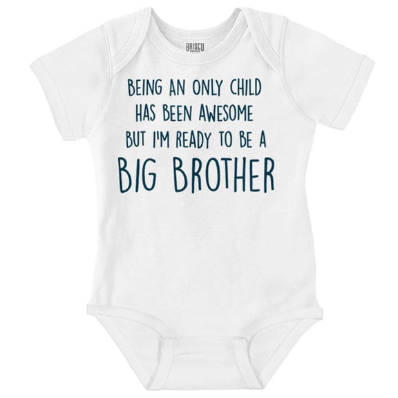 Big Brother's New Baby Announcement Bodysuit Jumper Boys Infant Baby Brisco Brands 24M