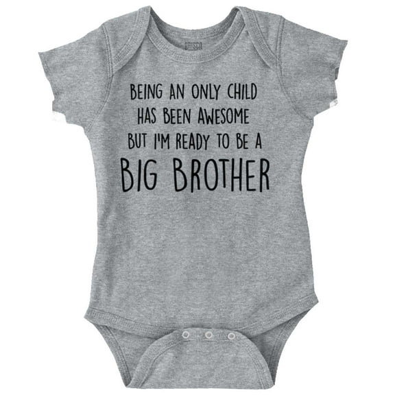 Big Brother's New Baby Announcement Bodysuit Jumper Boys Infant Baby Brisco Brands 24M