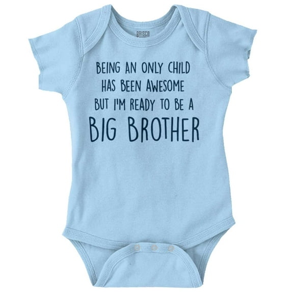 Big Brother's New Baby Announcement Bodysuit Jumper Boys Infant Baby Brisco Brands 6M