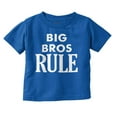 thumbnail image 1 of Big Brothers Rule Oldest Bro Funny Youth T Shirt Tee Boys Infant Toddler Brisco Brands 18M, 1 of 5