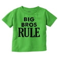 thumbnail image 1 of Big Brothers Rule Oldest Bro Funny Youth T Shirt Tee Boys Infant Toddler Brisco Brands 3T, 1 of 5