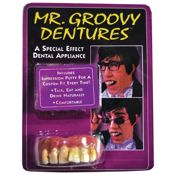 Big Bubba Mr. Groovy Teeth Halloween Accessory