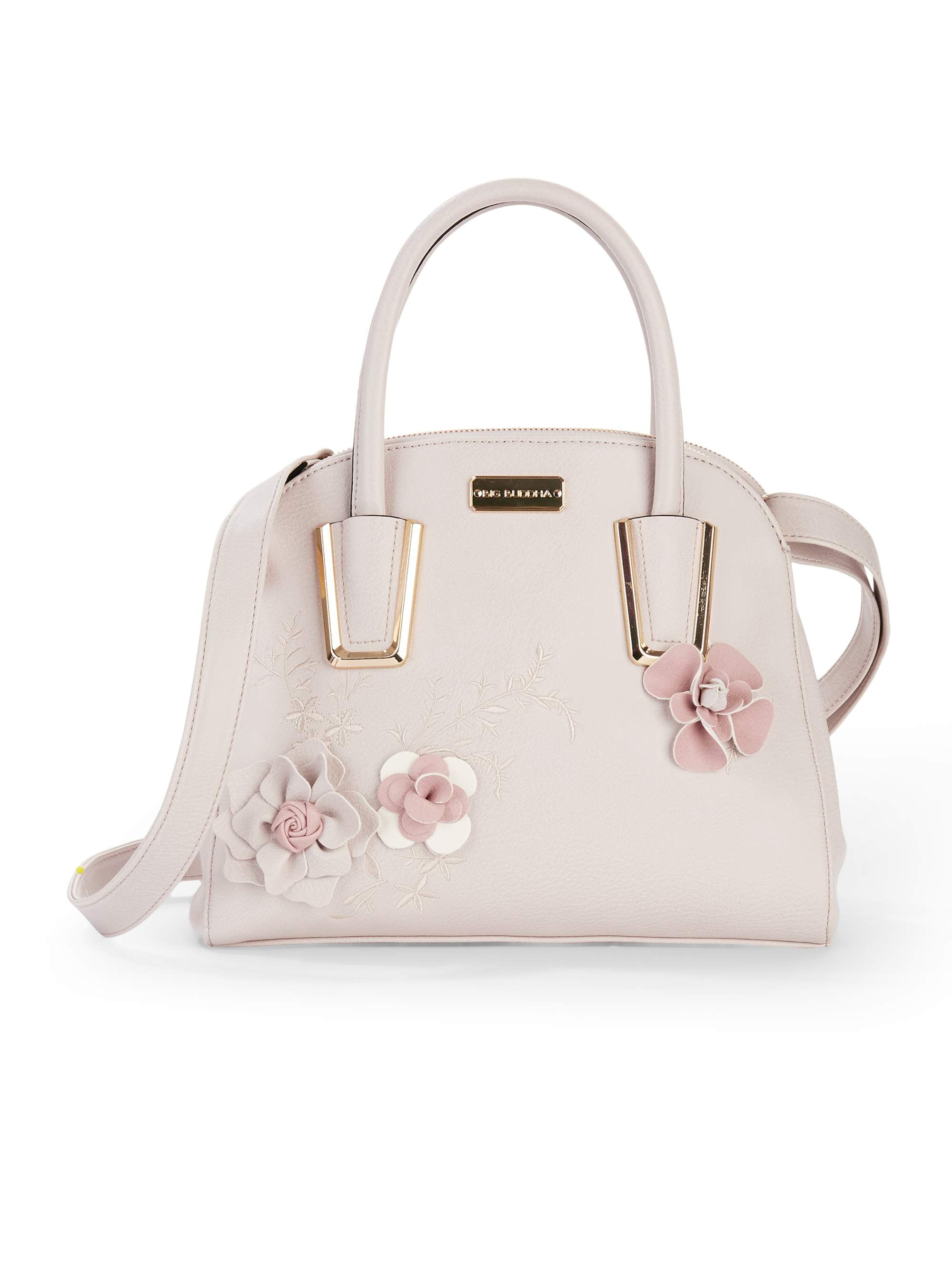 Big Buddha Floral Applique Satchel Walmart