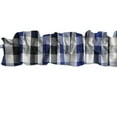 thumbnail image 1 of Big Buffalo Checkered Poplin Curtain Sleeve Topper Window Treatment, 1 of 10