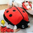 thumbnail image 1 of Big Bug Ladybug Pillow, Removable Oversized Stuffed Decorative Plush Pillow, 1 of 7