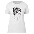 thumbnail image 1 of Big Bun. Attractive Woman T-Shirt Women -Image by Shutterstock, Female XX-Large, 1 of 4
