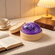 Big Bun Glitter Dumpling Squishy Box Real Squishy Dumplings Squishies Fidget for Anxiety Relief Squeeze Stress Balls Crazy Dumpling for Fun