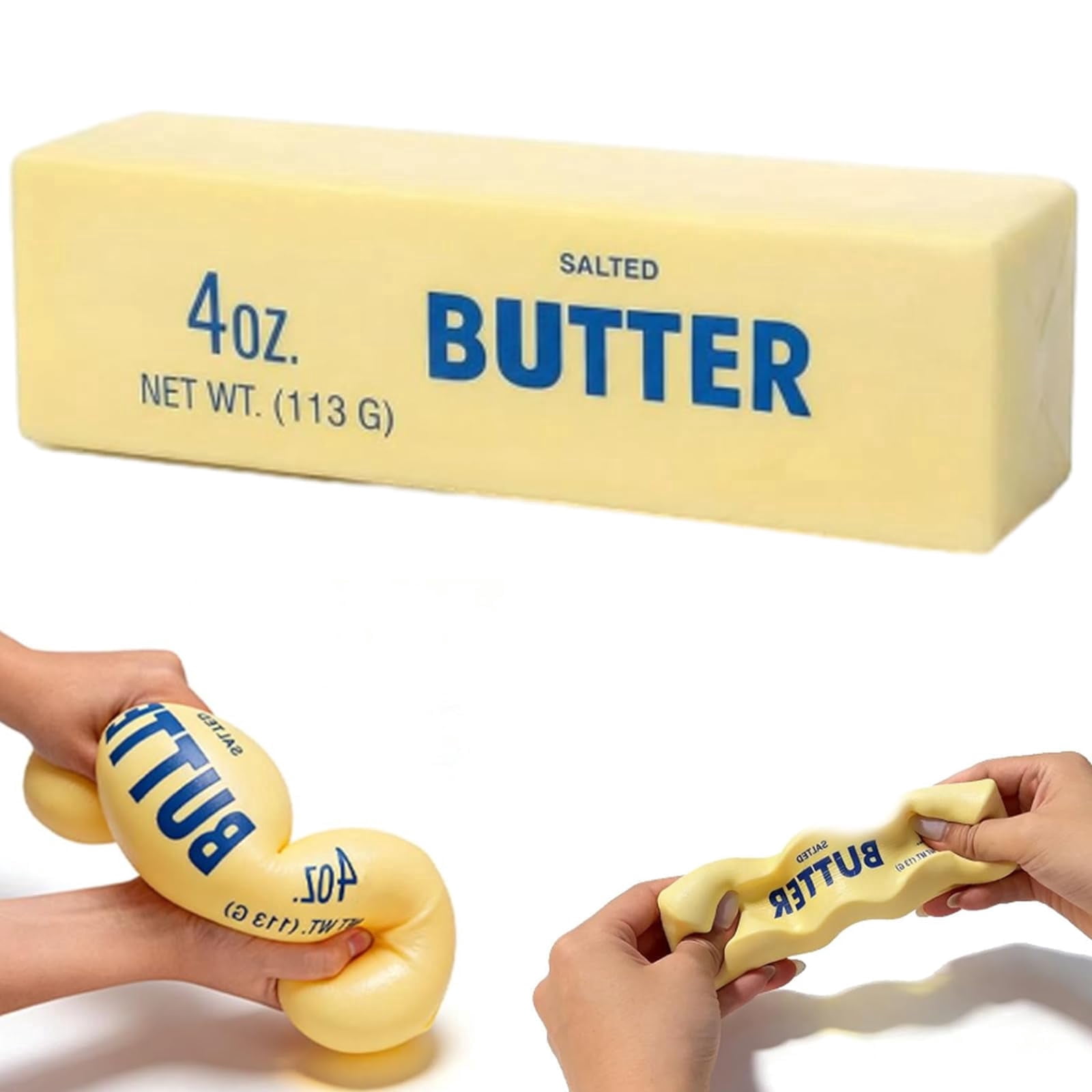 Big Butter Squishy, 4 Oz Giant Butter Squishy Jumbo, Large Slow Rising ...