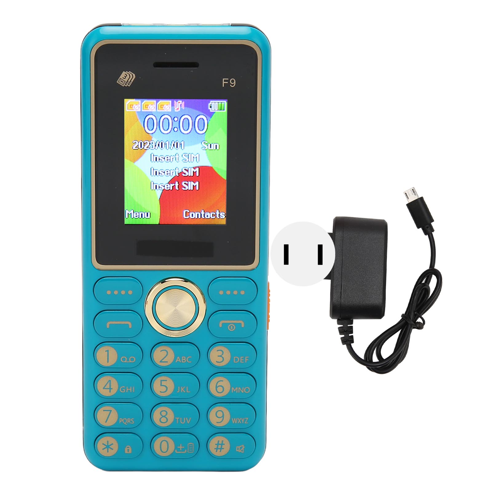 Big Button Cell Phone 3600mAh 3 Cards 3 Standby 2G GSM 100 240V 1 8 In 
