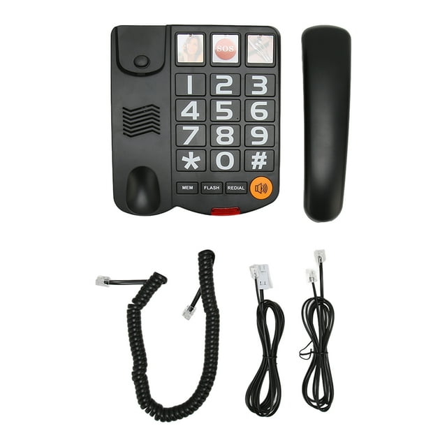 Big Button Phone Multifunction One Touch Dialling Hands Free Corded