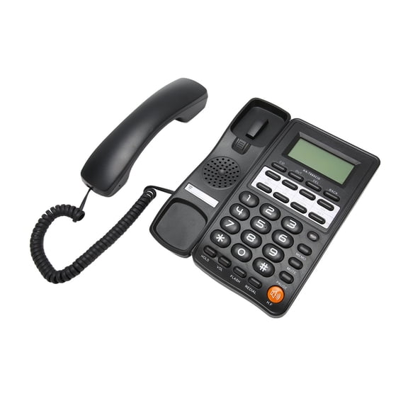Big Button Phone For Seniors, Volume Control Landline Phone With 5 Speed Dial Keys, One Touch Redial Corded Landline Telephone, Amplified For Hearing Impaired