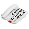Big Button Phone for Elderly Seniors, Home Land Line Phone One Key for