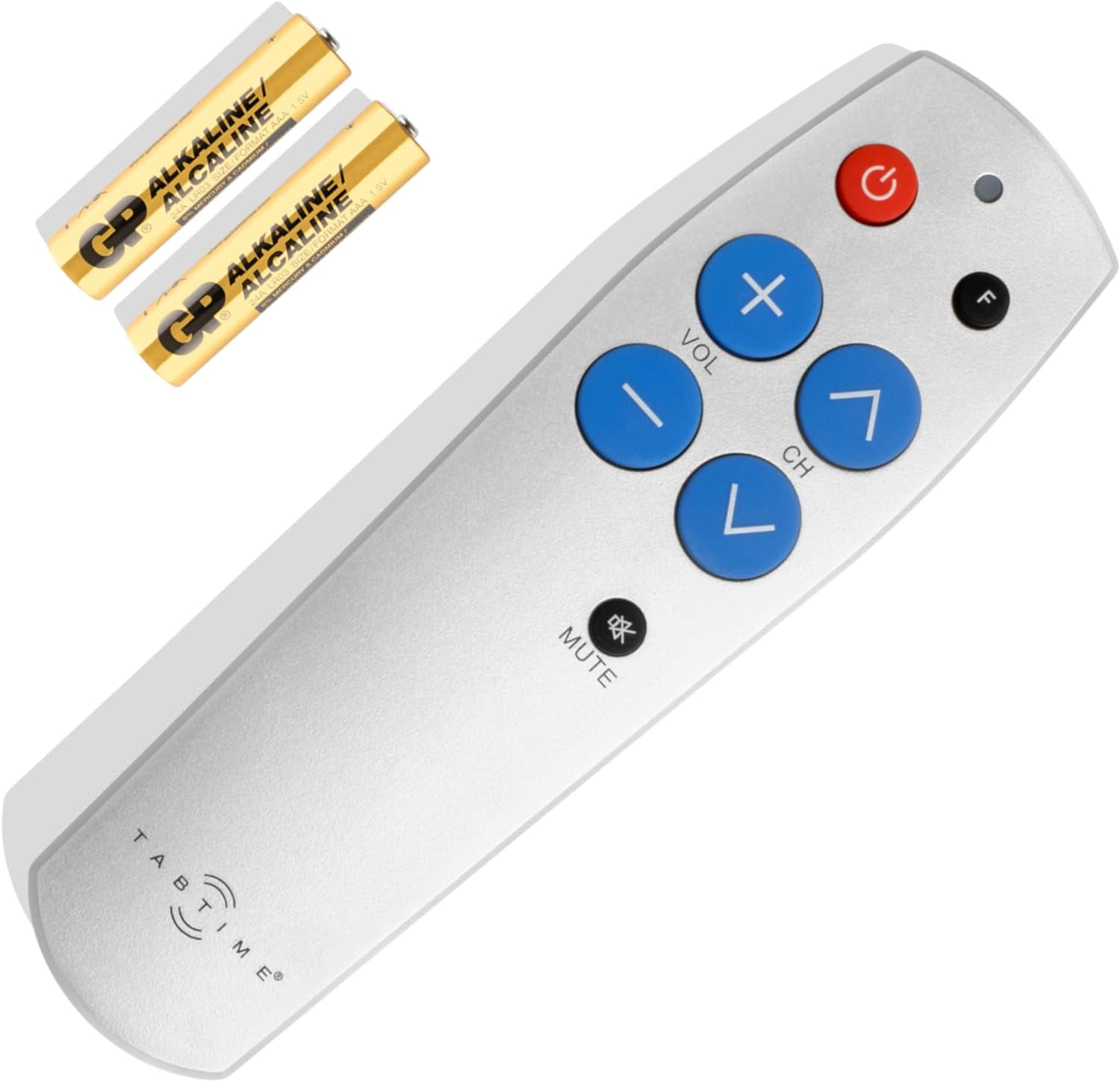 Big Button TV Remote Control - Easy to Use and Set Up - Universal - Basic Television Remote Control - Dementia Friendly