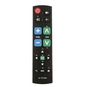 Big Button Universal TV Remote Control for Seniors, Easy to Use Replacement, Works with TV, Cable Box or Set-Top Box (One Device at a Time)