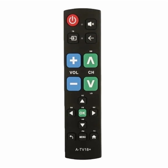 Big Button Universal TV Remote Control for Seniors,Works Both a TV Only or TV & Cable (STB),Easy to Use