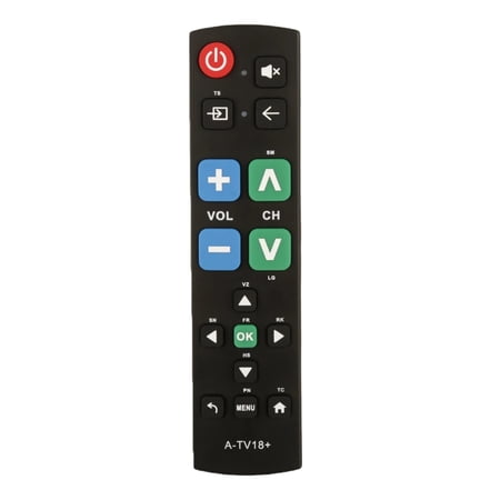 Big Button Universal TV Remote Control for Seniors,Works Both a TV Only or TV & Cable (STB),Easy to Use