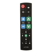 Big Button Universal TV Remote Control for Seniors,Works Both a TV Only or TV & Cable STB,Easy to Use