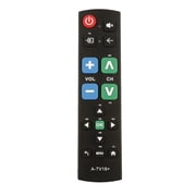 Big Button Universal TV Remote Control for Seniors,Works Both a TV Only or TV & Cable STB,Works with most IR-based TVs