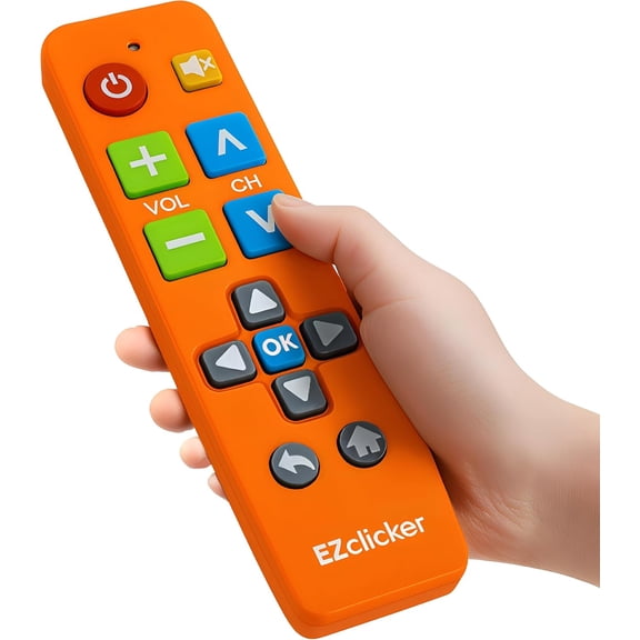 Big Button Universal TV Remote, Easy to Use for All As (Oran)