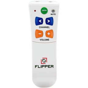 Big Button Universal TV Remote - Seniors, Elderly - Simple, Works TV & Cable - Favorite Channels - Learning - Supports IR Devices
