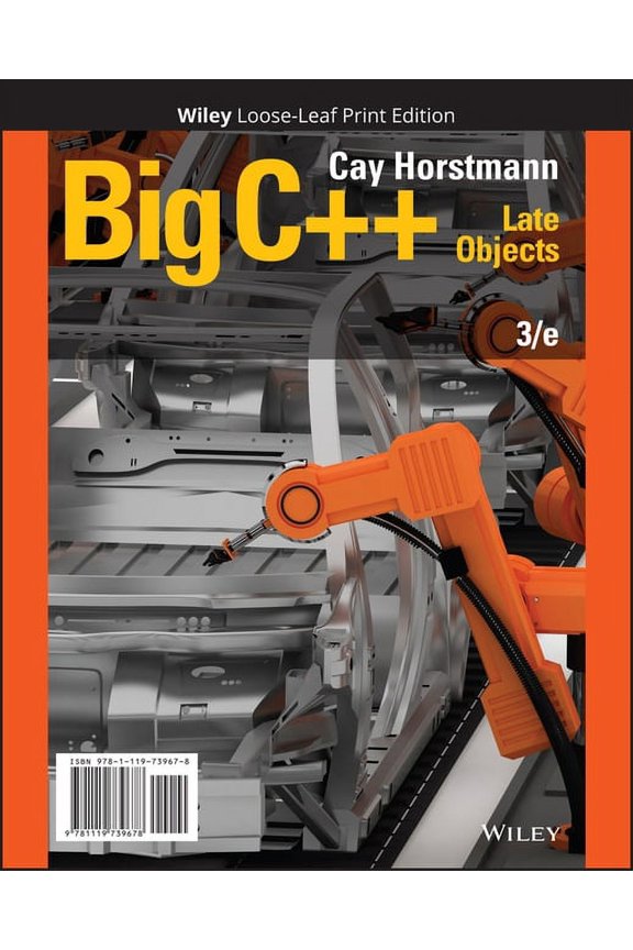 Big C++: Late Objects, (Loose Leaf)
