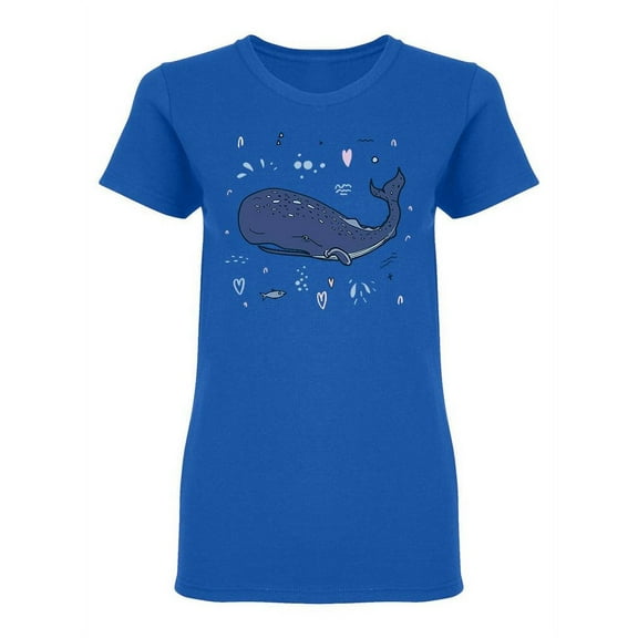 Big Cachalot Shaped T-Shirt Women -Image by Shutterstock, Female Medium
