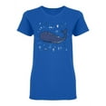 thumbnail image 1 of Big Cachalot Shaped T-Shirt Women -Image by Shutterstock, Female x-Large, 1 of 2