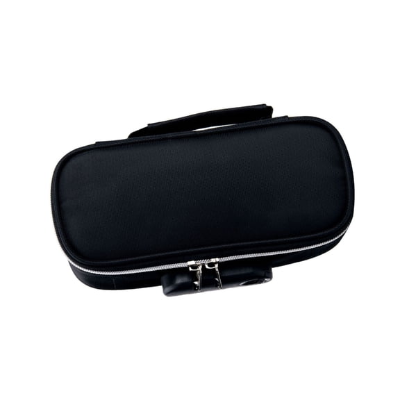 Big Capacity Canvas Pencil Case with 4 Compartments Pen Pouches Multilayer Pencil Bag for Student Teen Adult