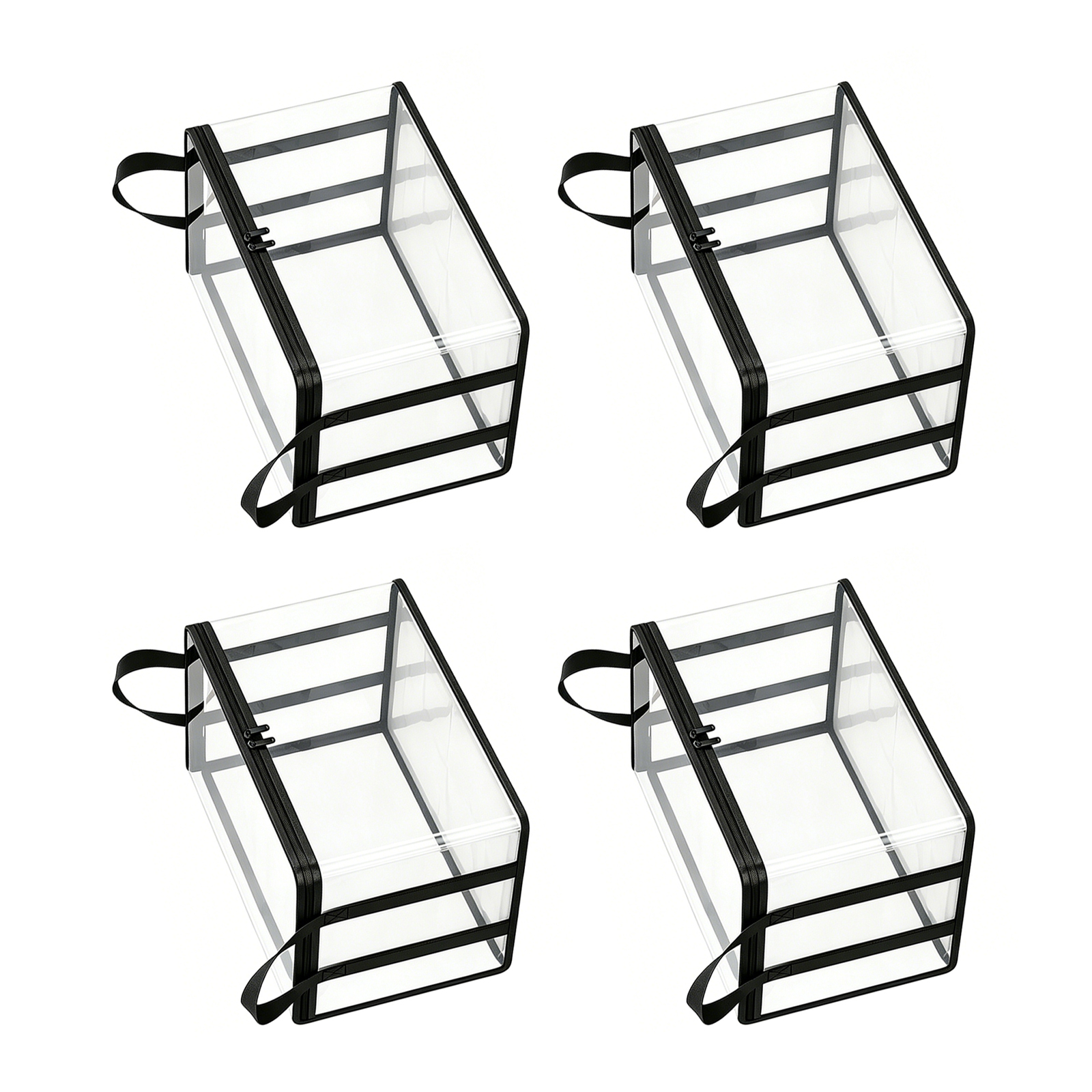 Big Capacity Clear Plastics Box Oversized Clothes Container Home Organization Boxes For Clothes And Blankets