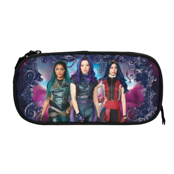 Big Capacity Pen Cases Descendants 3 Pencil Bag Zipper Closure Organizer Box