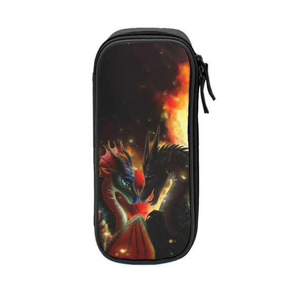 Big Capacity Pen Cases Wings of Fire Pencil Bag Zipper Closure Organizer Box