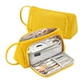 thumbnail image 1 of Big Capacity Pencil Case Corduroy Large Pencil Pouch Portable Pen Bag Zipper Stationery Organizer Makeup Cosmetic Bags for Teens Girls Adults Student, 1 of 3