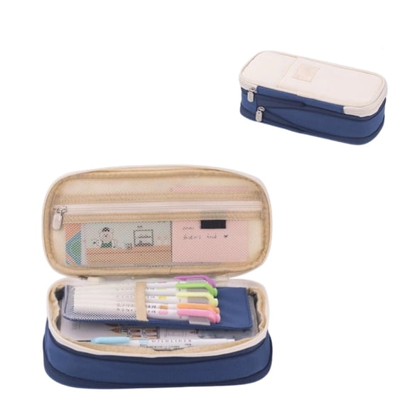 Big Capacity Pencil Pen Case Office College School Large Storage High Capacity Bag Pouch Holder Box Organizer