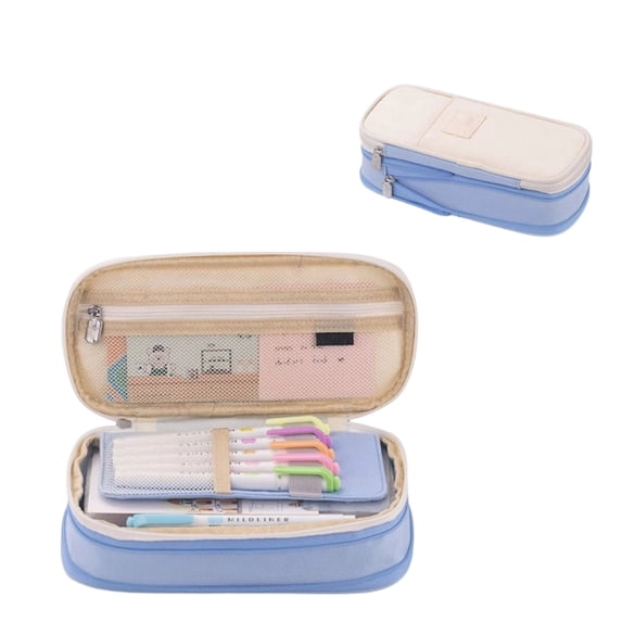 Big Capacity Pencil Pen Case Office College School Large Storage High Capacity Bag Pouch Holder Box Organizer