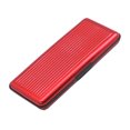 thumbnail image 1 of Big Card Guard Fits in Purse or Briefcase Protect From ID Theft Card Data Safe & Secure- Aluminum (Red), 1 of 3