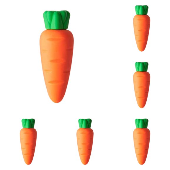 Big Carrot Eraser Cute Clean Traceless Rubber for Stationery and Paper