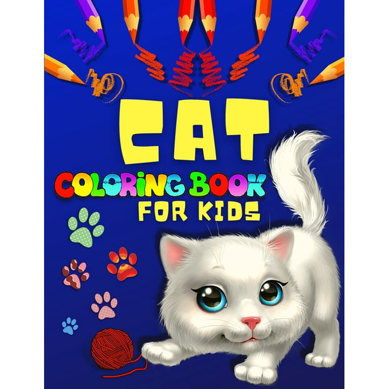 Cute Cat Coloring Book [Book]